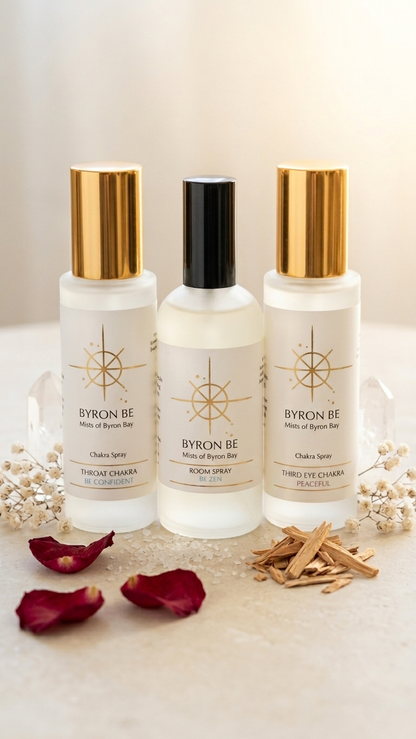 Byron Bay gift hamper with aromatherapy sprays