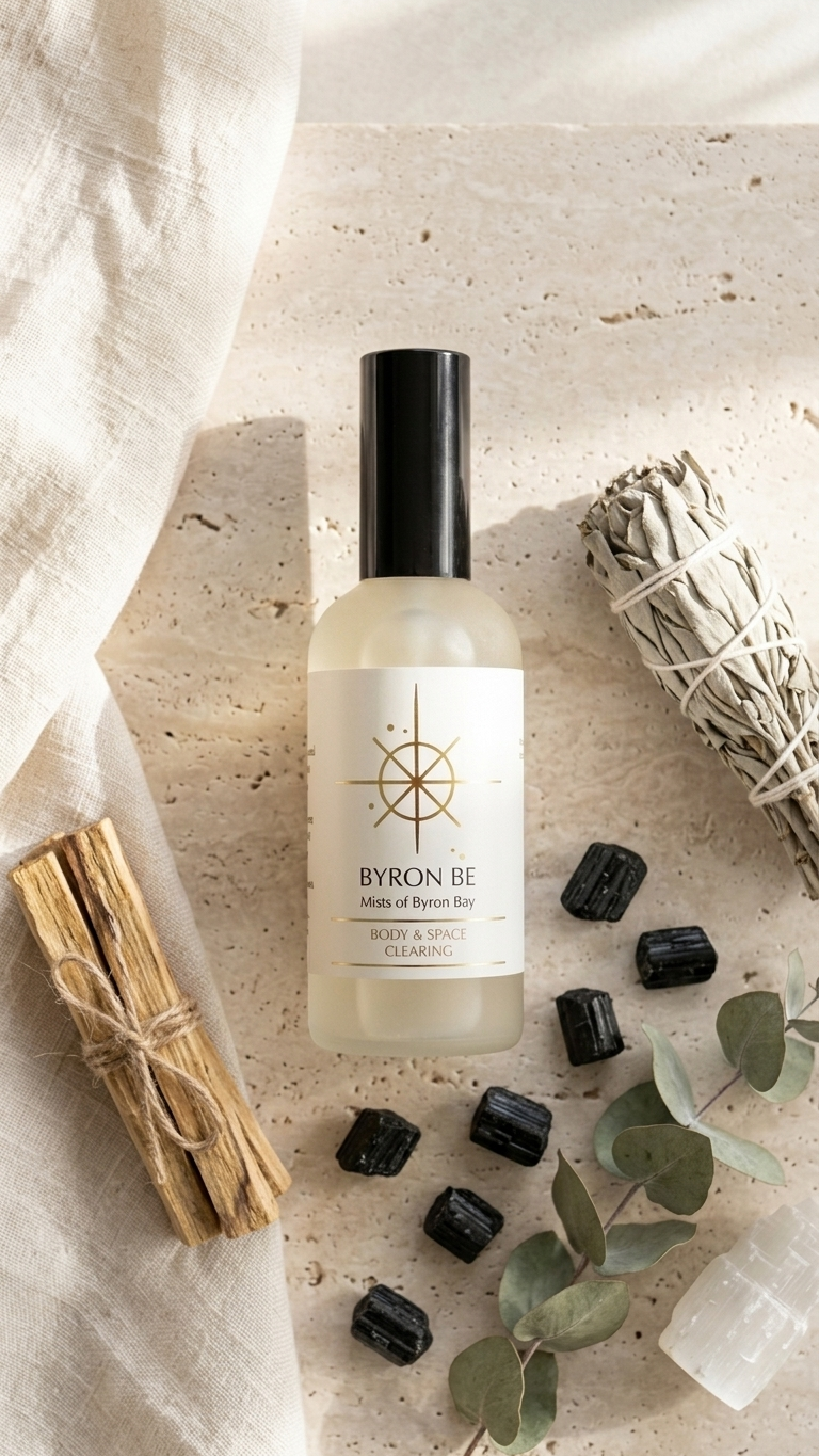 Aura mist with white sage and palo santo